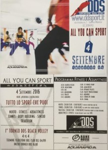 Dimensione Dello Sport: All you can sport