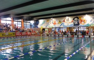 La piscina di Innsbruck dove si è svolto il Meeting Master Sharck