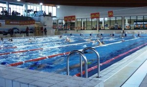 Il momento del riscaldamento in piscina - Tortona